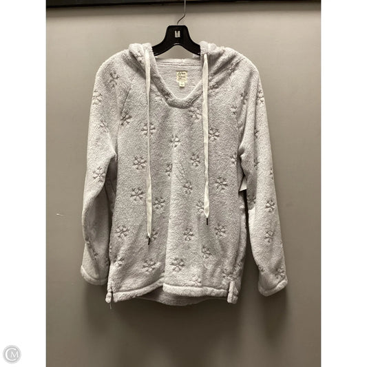 Sweatshirt Hoodie By Dylan In Grey, Size: S