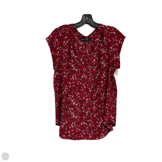 Top Short Sleeve By 41 Hawthorn In Red, Size: Xl