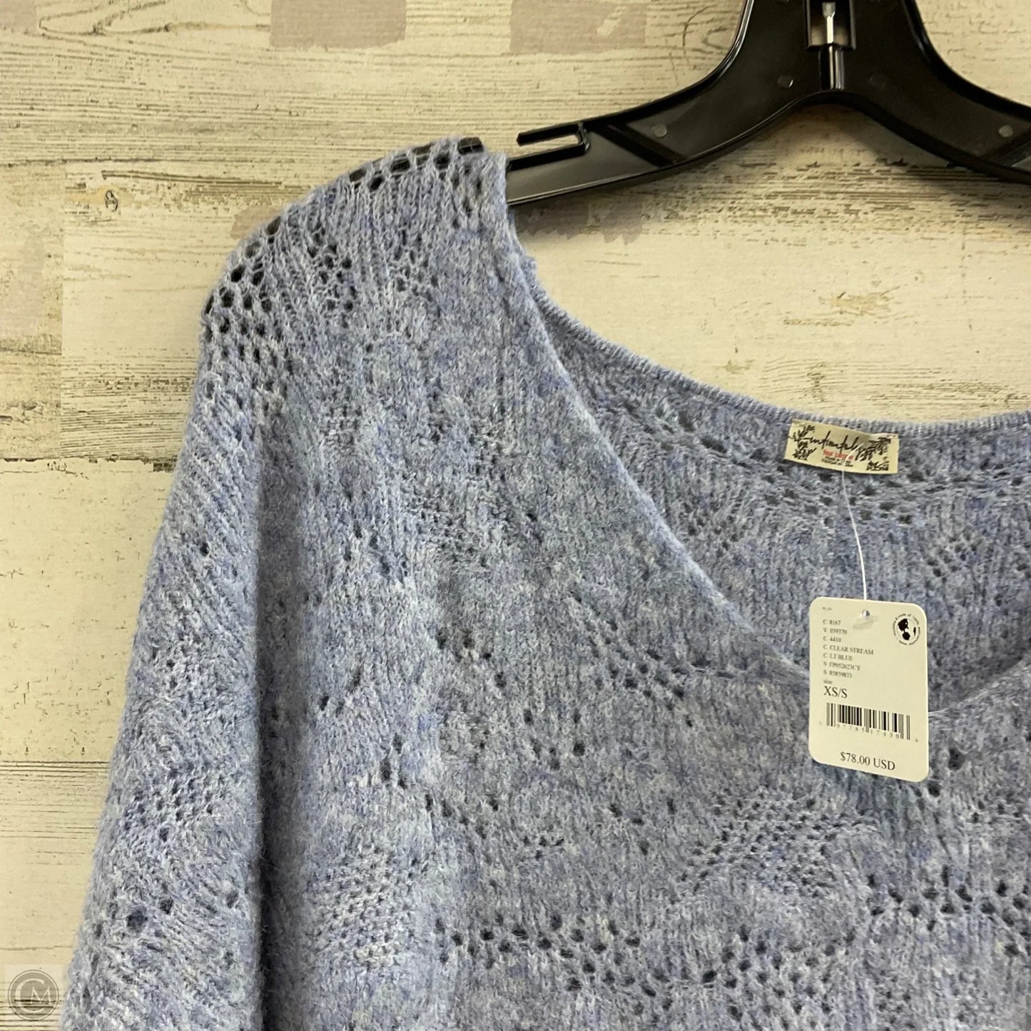 Sweater By Free People In Blue, Size: Xs /S