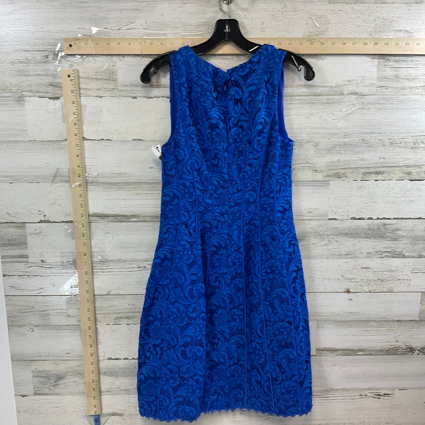 Blue Dress Party Short ADAM LEPPES, Size Xs