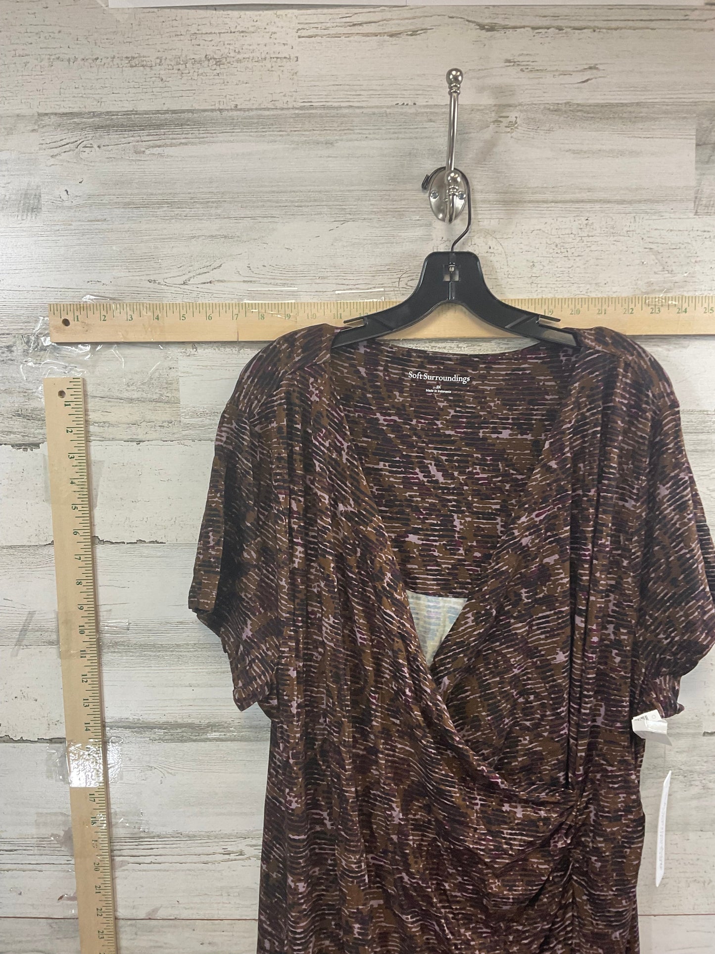 Brown Dress Casual Maxi Soft Surroundings, Size 3x