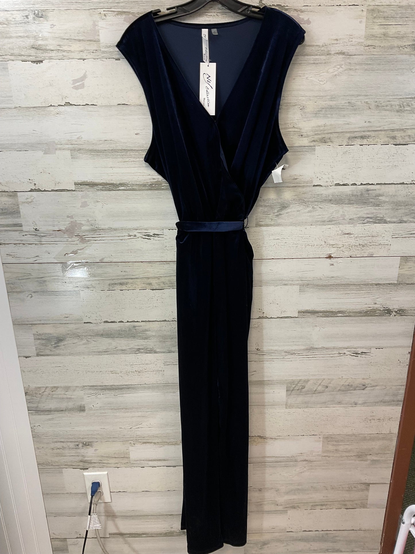 Jumpsuit By Ny Collection In Blue, Size: 3x