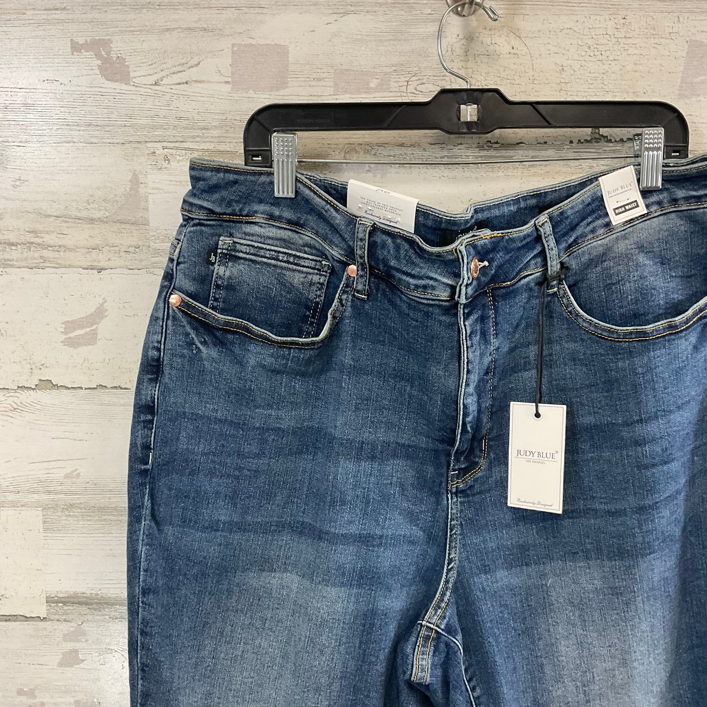 Jeans Skinny By Judy Blue In Blue Denim, Size: 22w