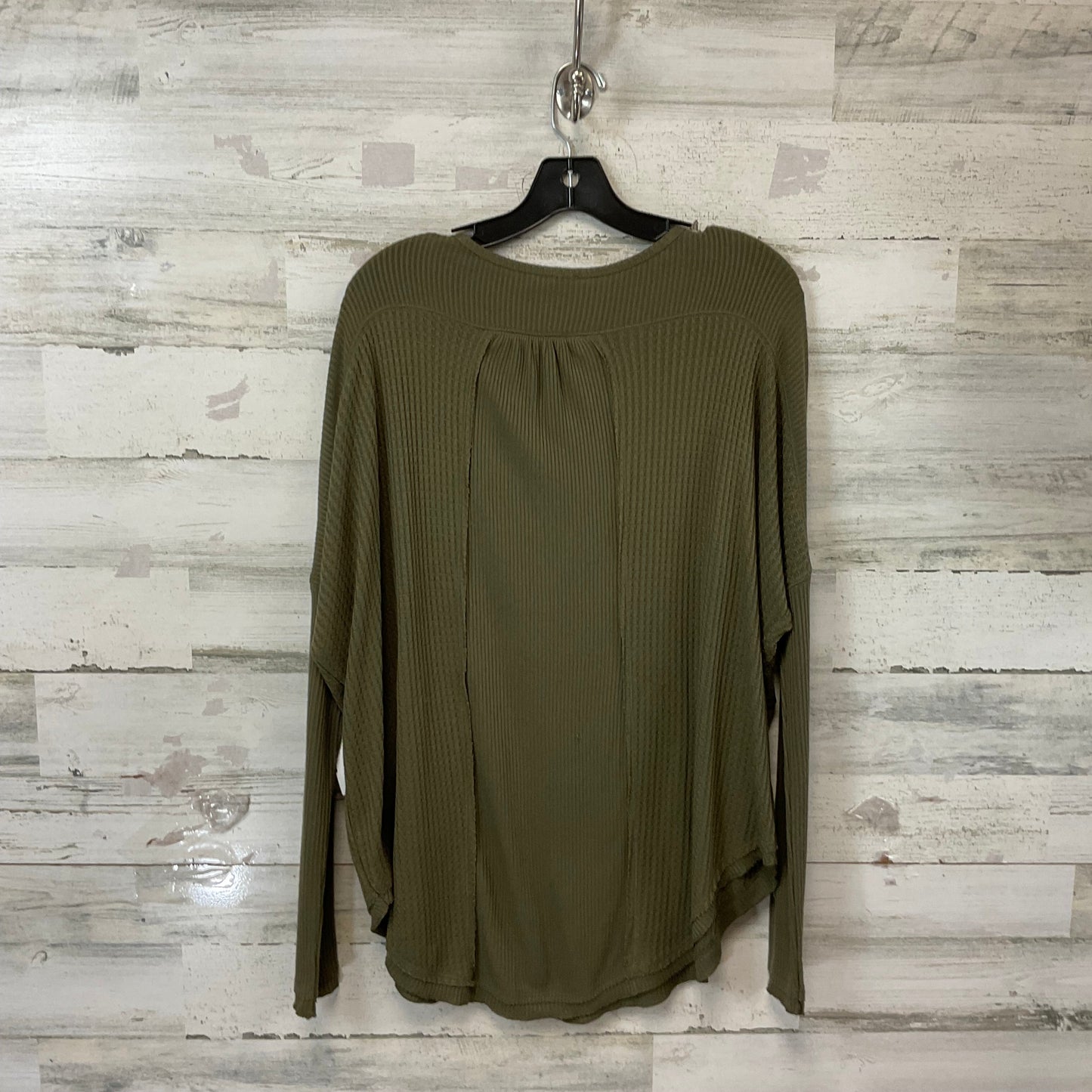 Top Long Sleeve By Free People In Green, Size: Xs