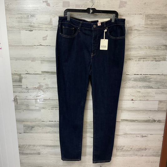 Jeans Skinny By Ana In Blue Denim, Size: 18