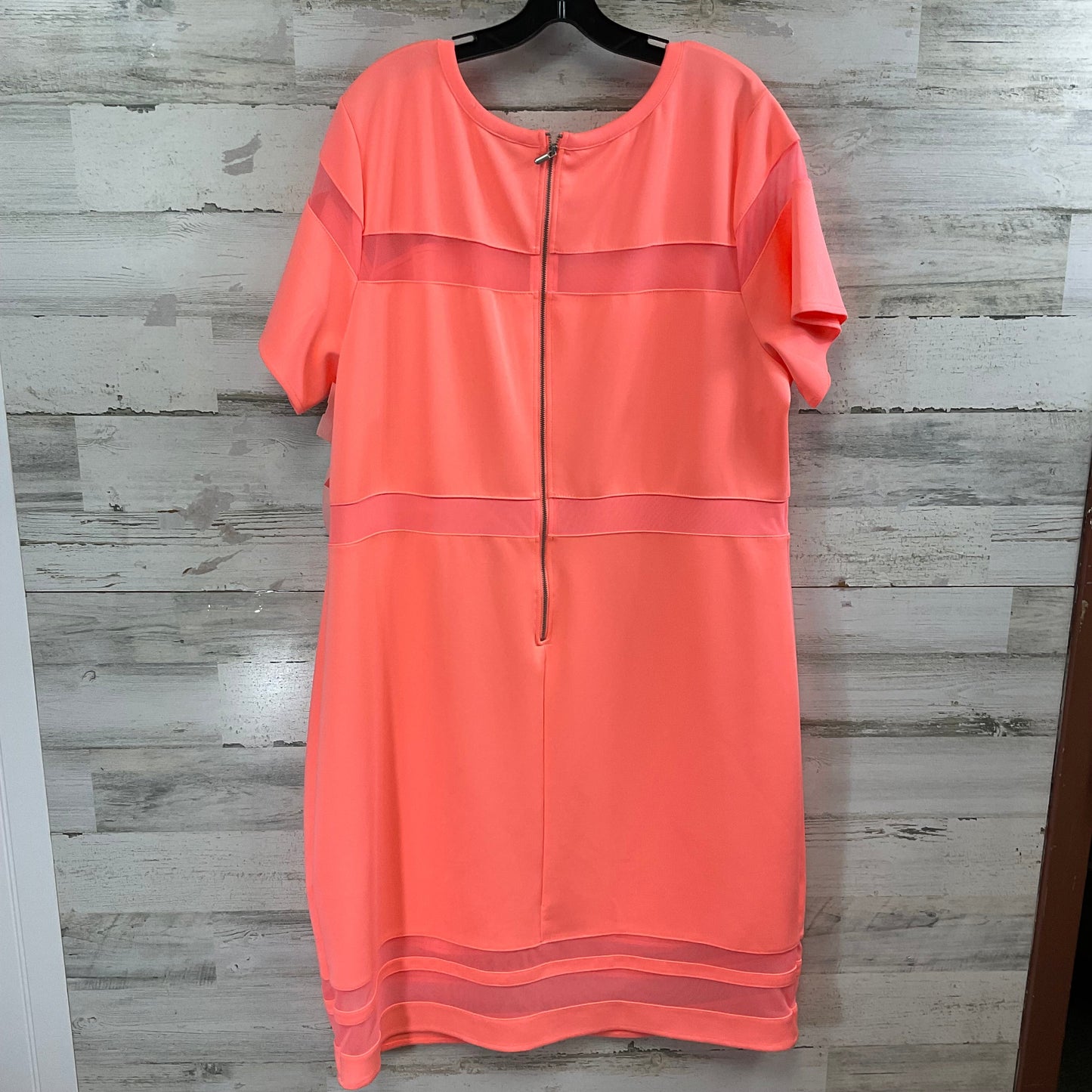 Dress Casual Short By Boutique + In Orange, Size: 3x