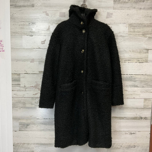 Coat Faux Fur & Sherpa By A New Day In Black, Size: Xs