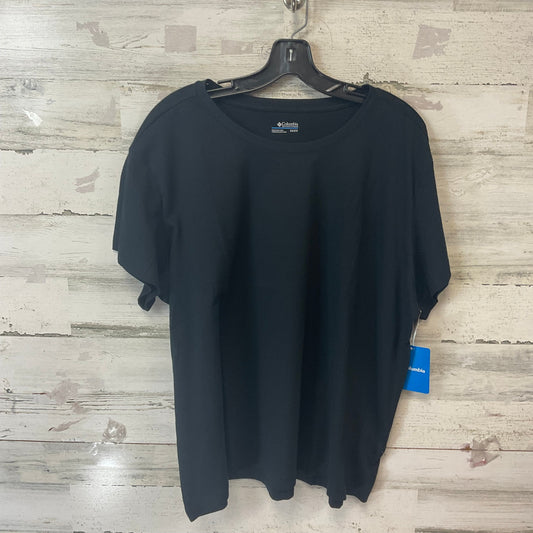 Top Short Sleeve Basic By Columbia In Black, Size: 2x