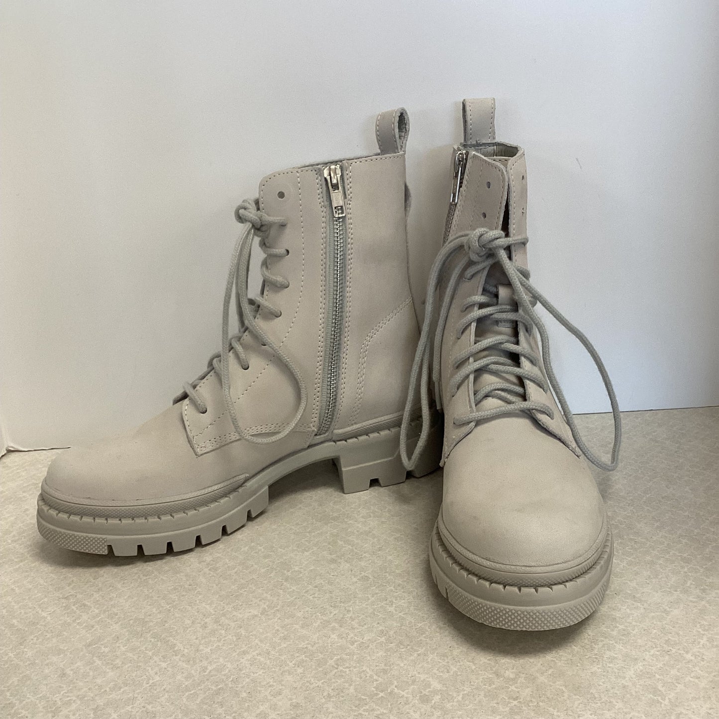 Boots Combat By Steve Madden In Grey, Size: 8