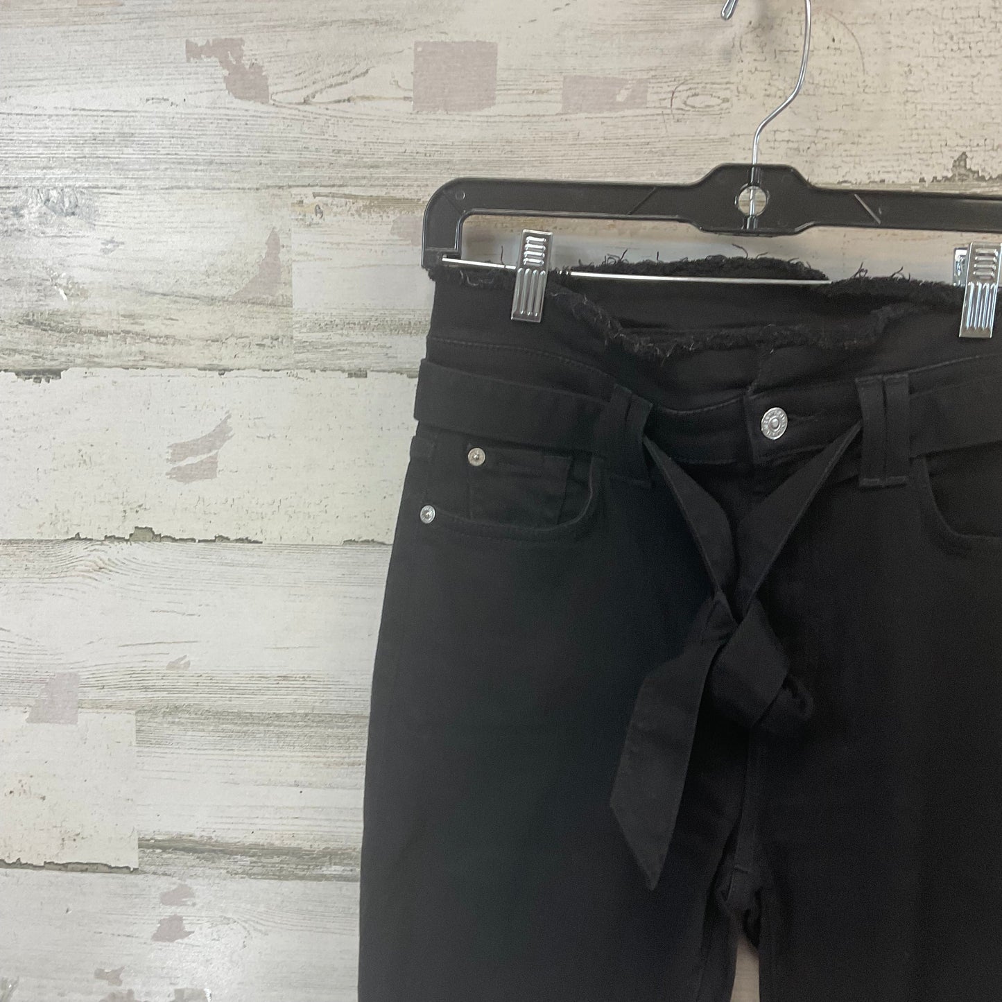 Jeans Skinny By 7 For All Mankind In Black Denim, Size: 4