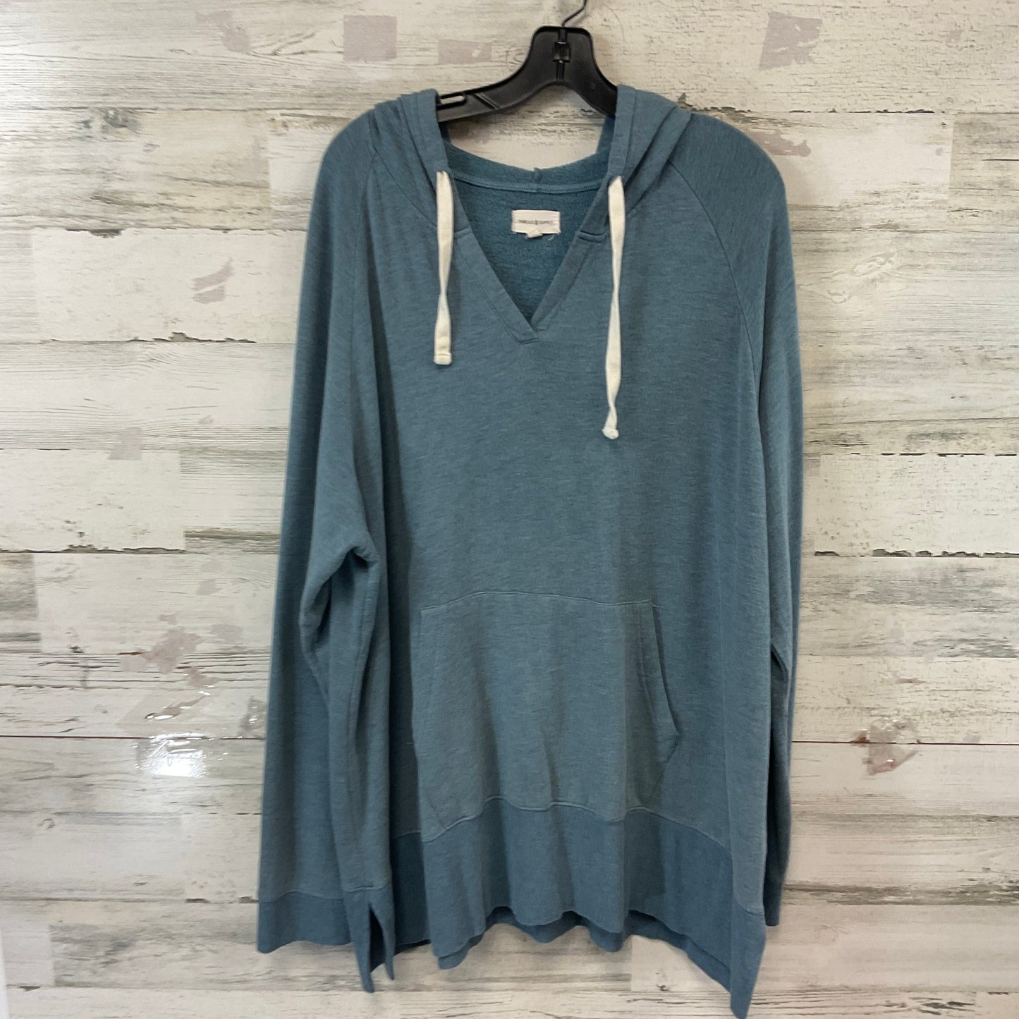 Sweatshirt Hoodie By Thread And Supply In Blue, Size: 3x