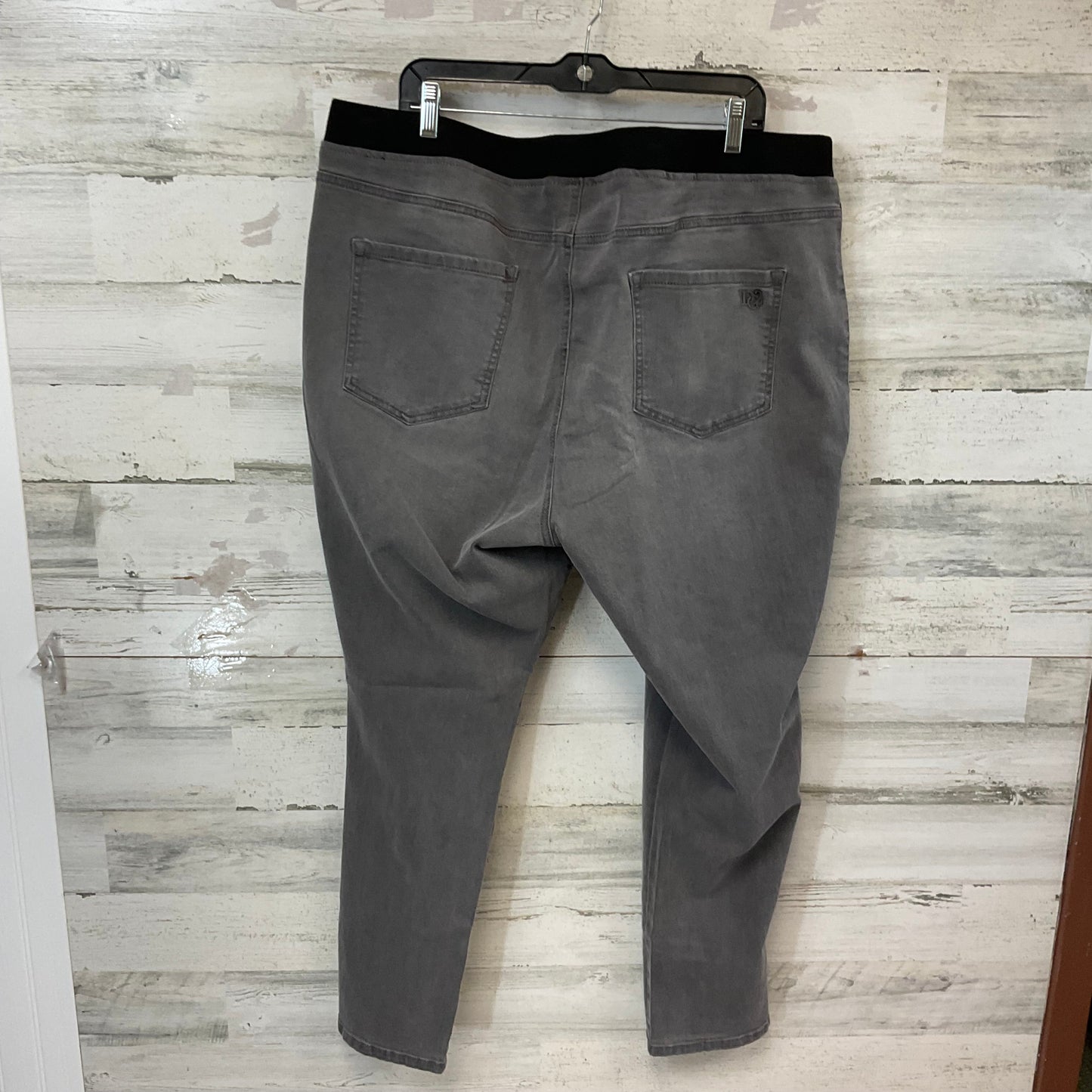 Jeans Skinny By Diane Gilman In Grey Denim, Size: 2x