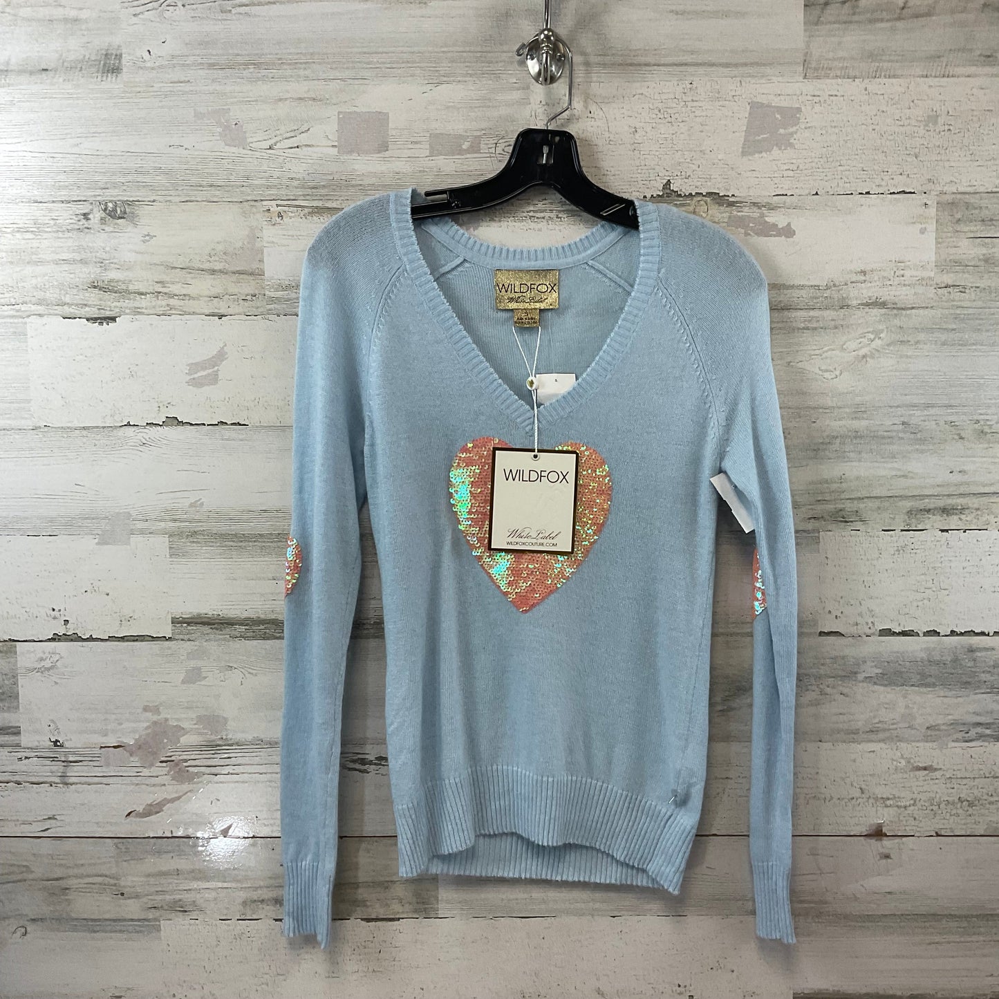 Sweater By Wildfox In Blue & Pink, Size: S