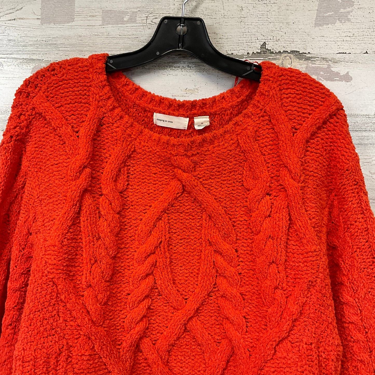 Sweater By Sleeping On Snow In Orange, Size: M