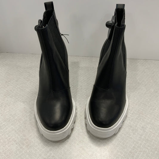 Boots Ankle Heels By Sorel In Black & White, Size: 7