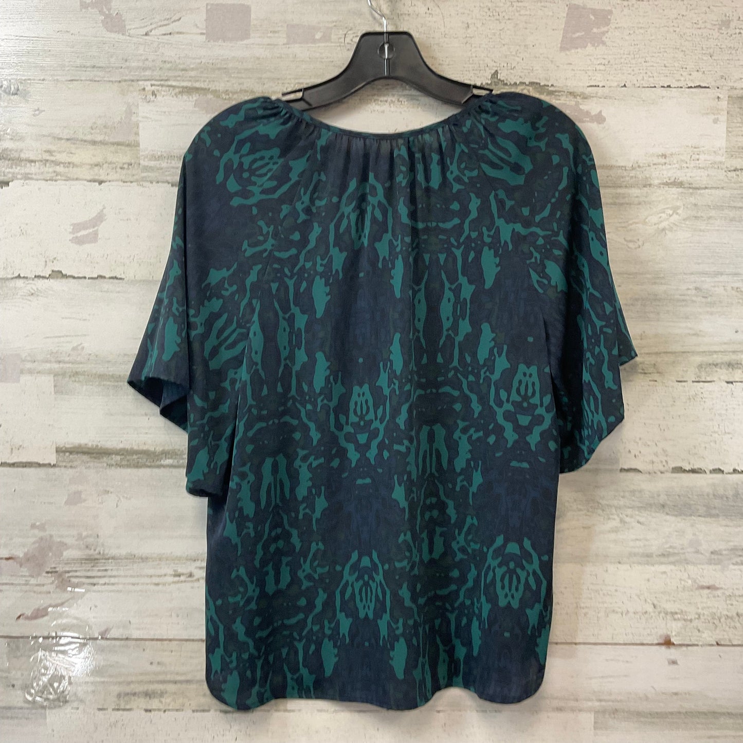 Top Short Sleeve By Allison Joy In Blue, Size: S