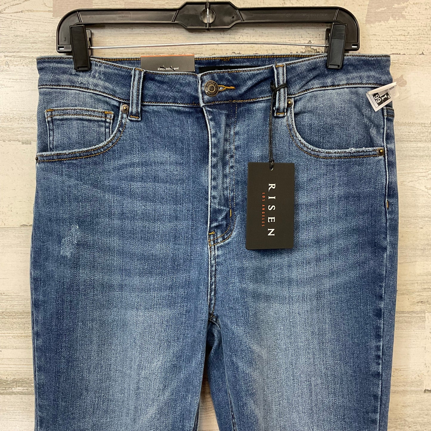 Jeans Skinny By Risen In Blue Denim, Size: 10