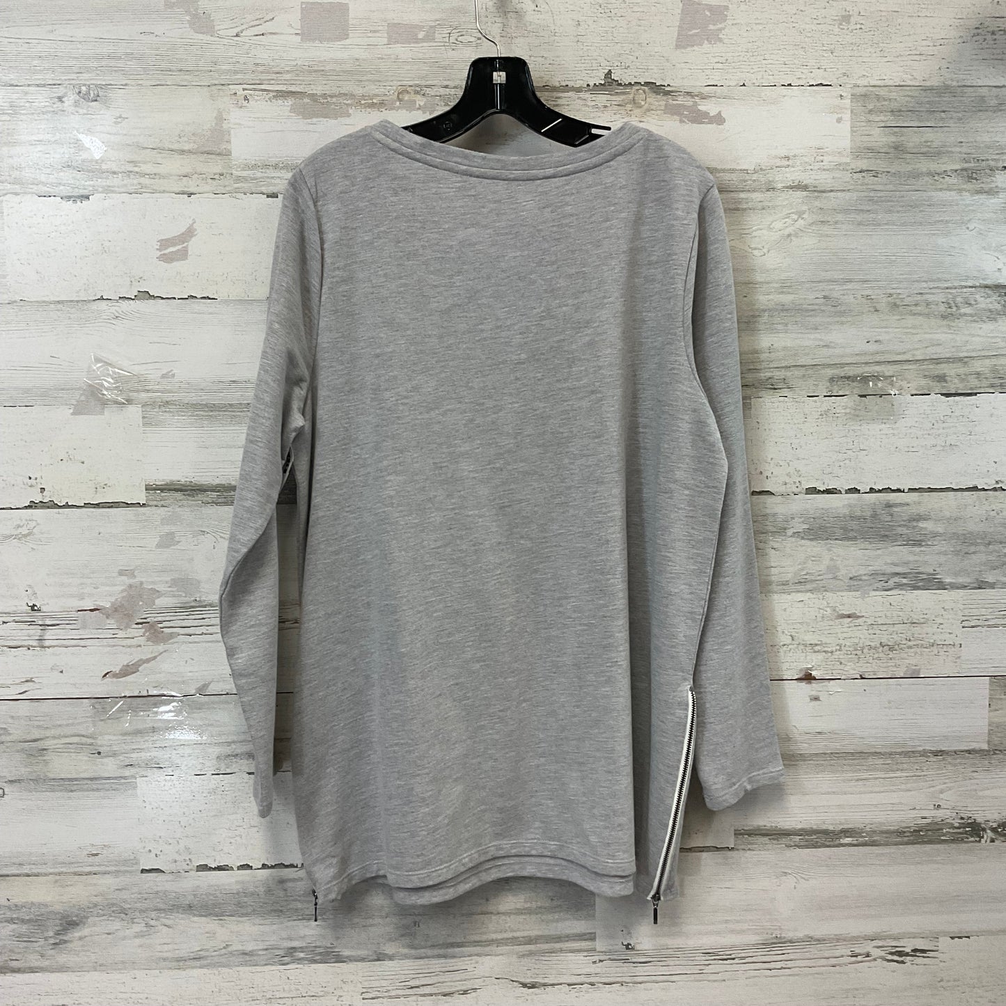 Top Long Sleeve By Soft Surroundings In Grey, Size: L