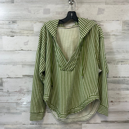 Top Long Sleeve By Pilcro In Green, Size: M