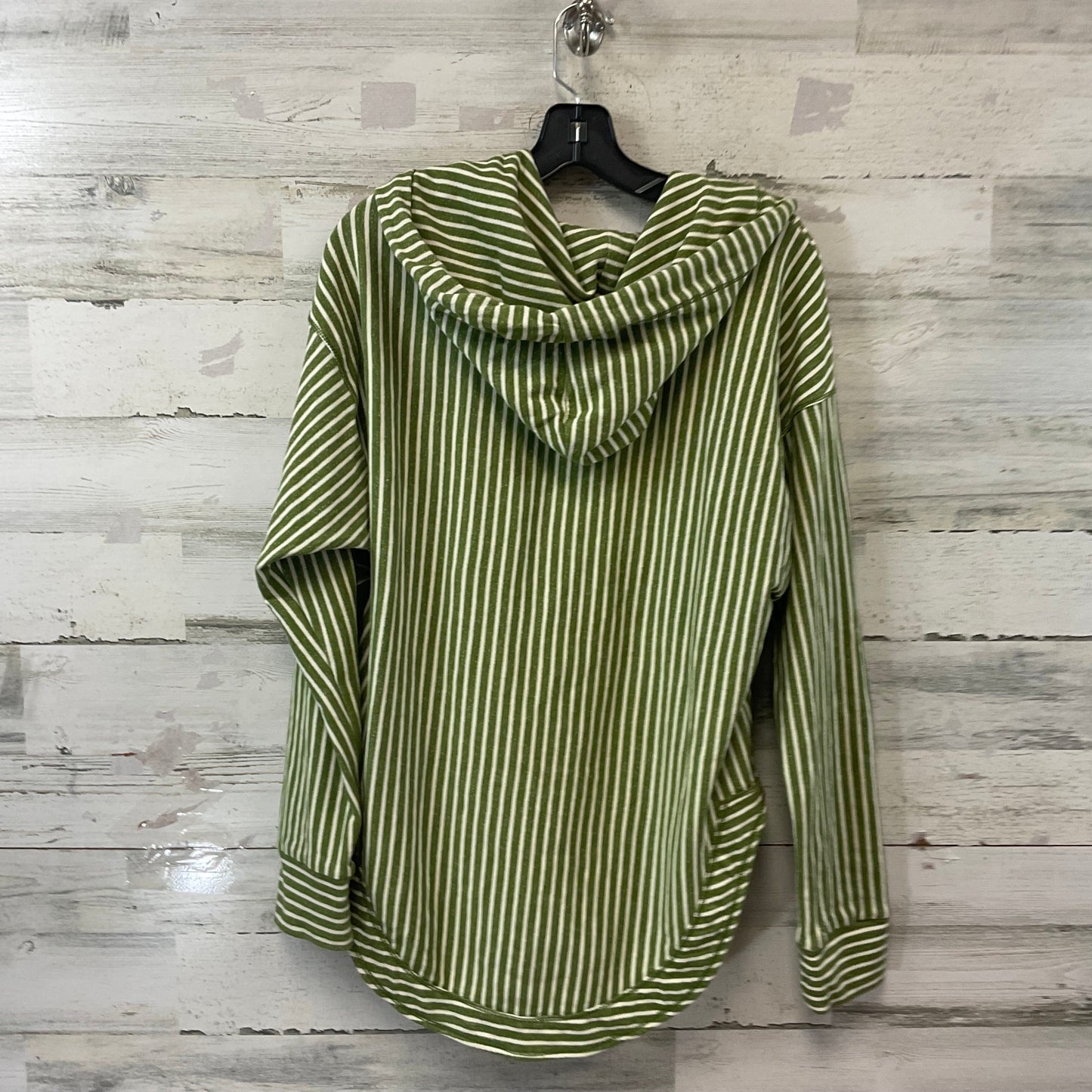 Top Long Sleeve By Pilcro In Green, Size: M