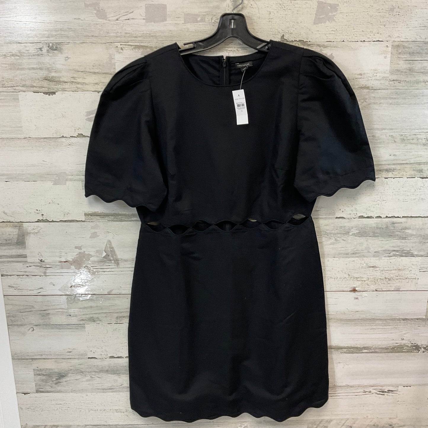 Dress Casual Short By Ann Taylor In Black, Size: L