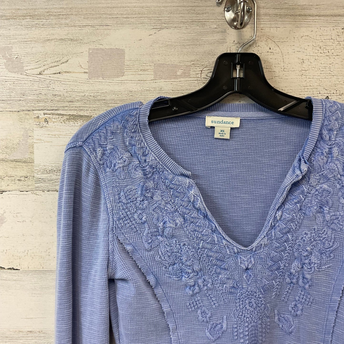 Top Long Sleeve By Sundance In Blue, Size: Xs