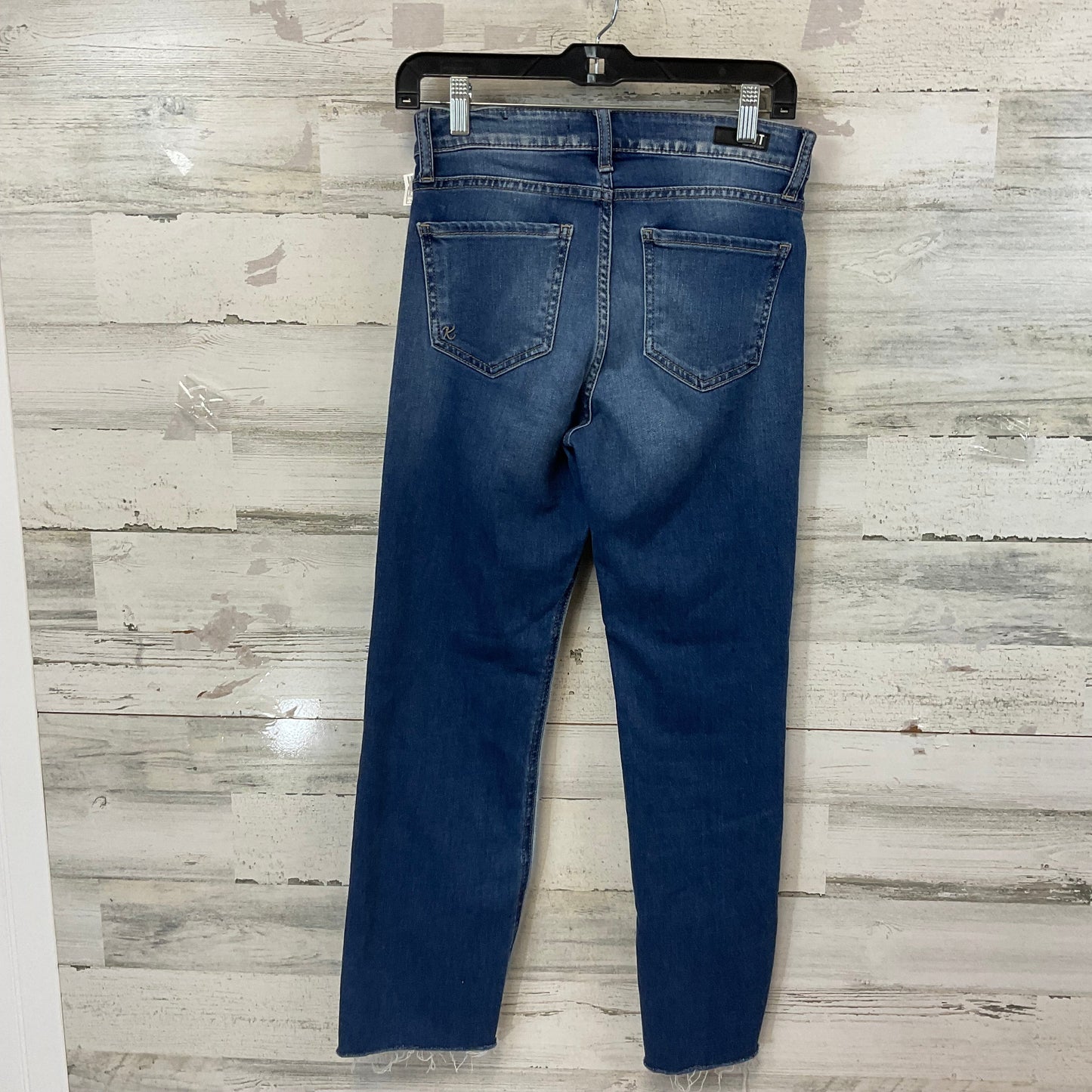 Jeans Flared By Kut In Blue Denim, Size: 0