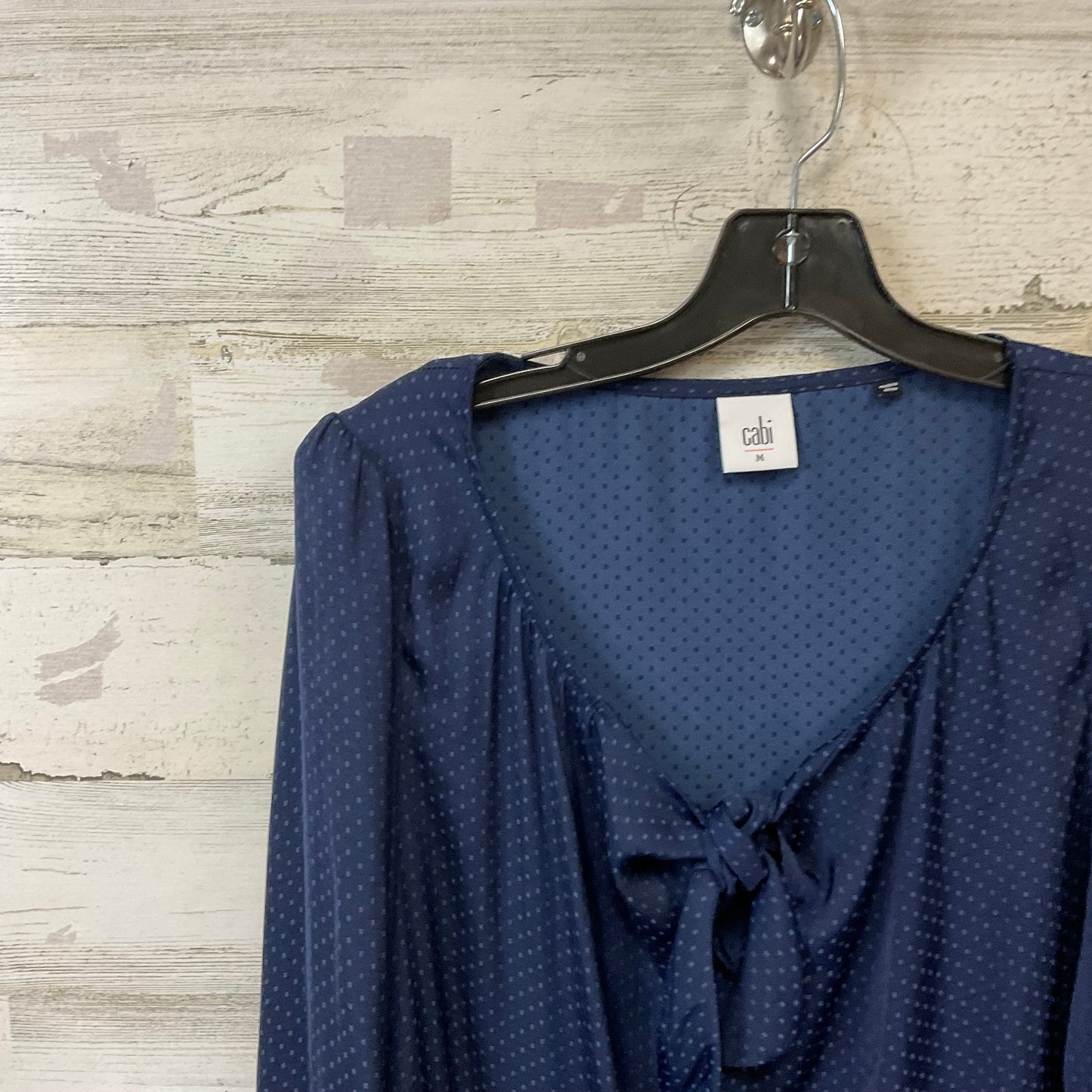 Top 3/4 Sleeve By Cabi In Blue, Size: M