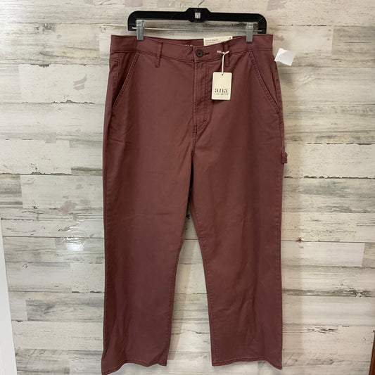 Pants Chinos & Khakis By Ana In Red, Size: 14