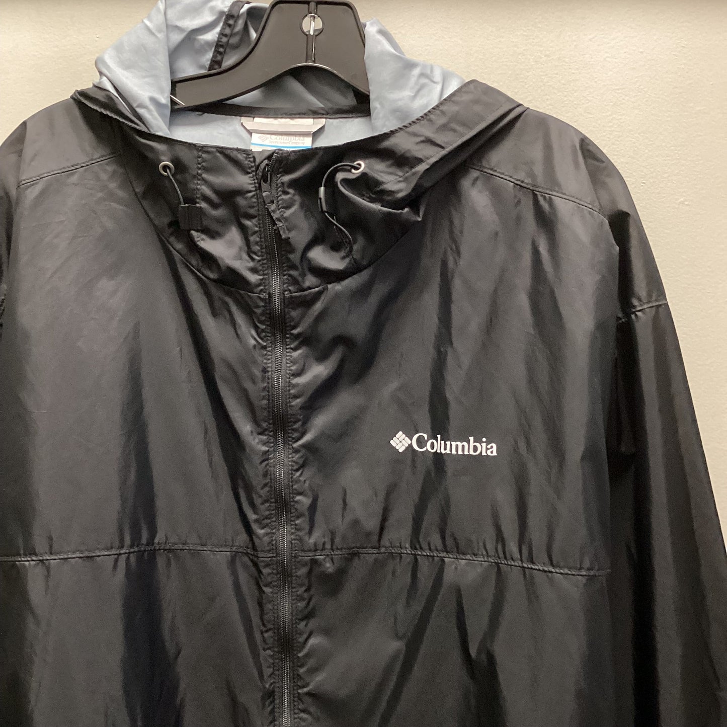 Jacket Windbreaker By Columbia In Black, Size: 3x