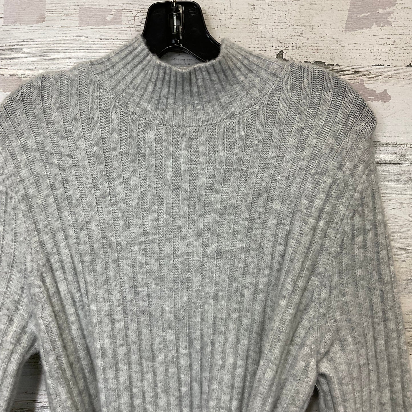 Dress Sweater By Loft In Grey, Size: L