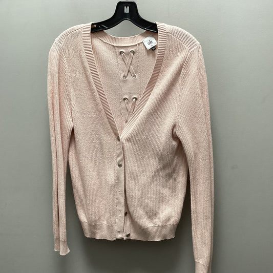 Sweater Cardigan By Cabi In Pink, Size: M