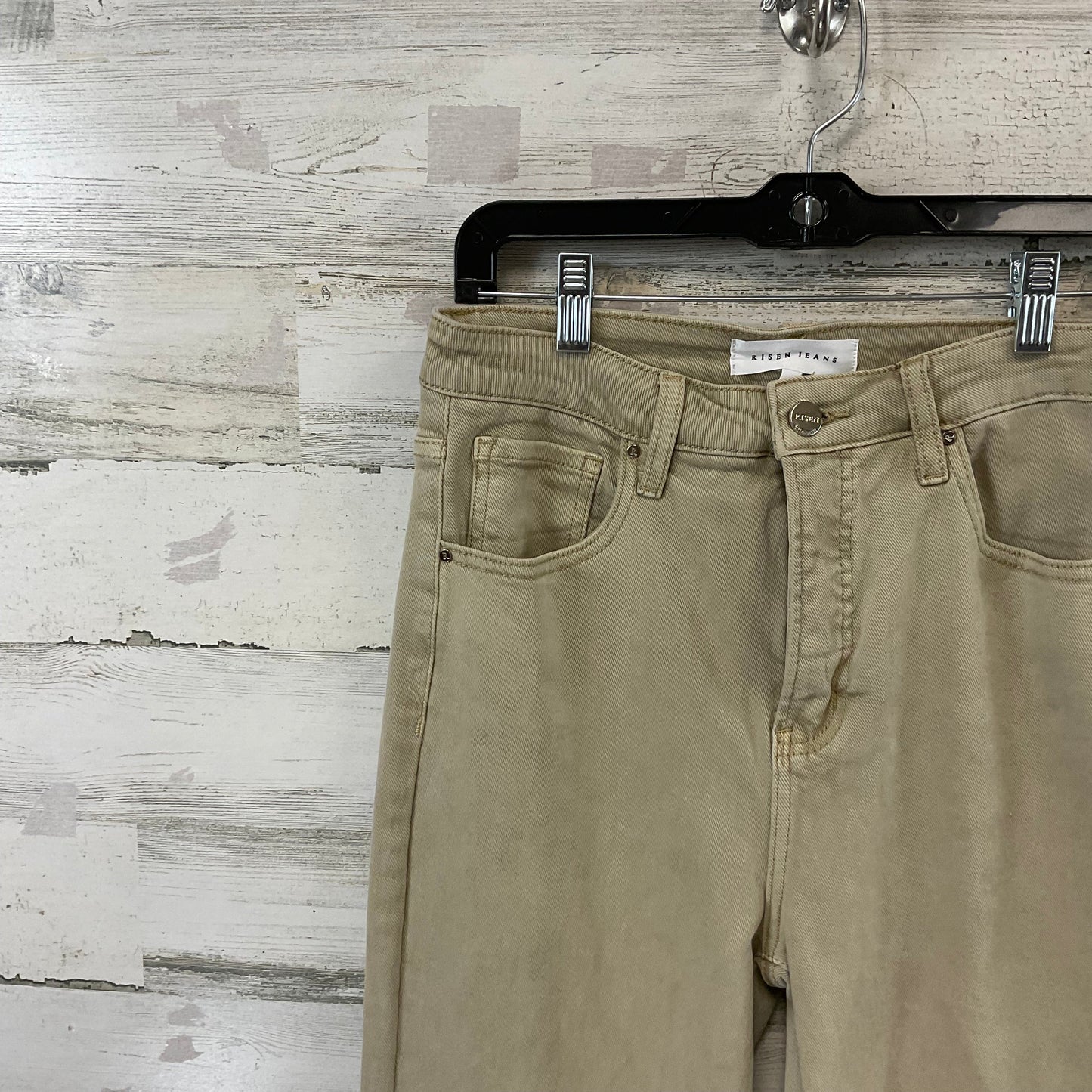 Jeans Straight By Risen In Tan, Size: 10