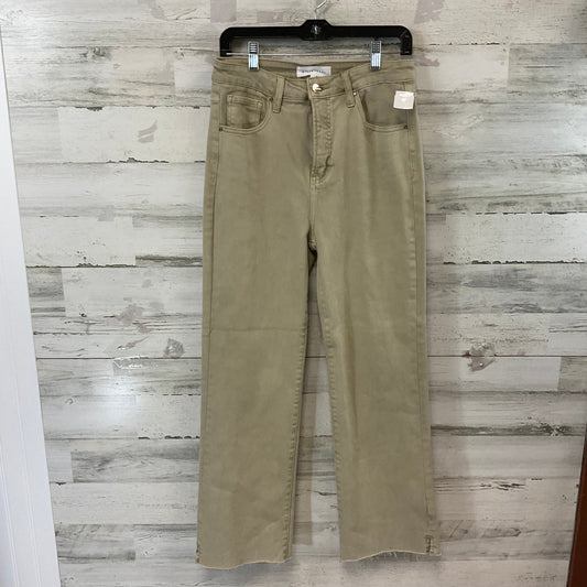 Jeans Straight By Risen In Tan, Size: 10