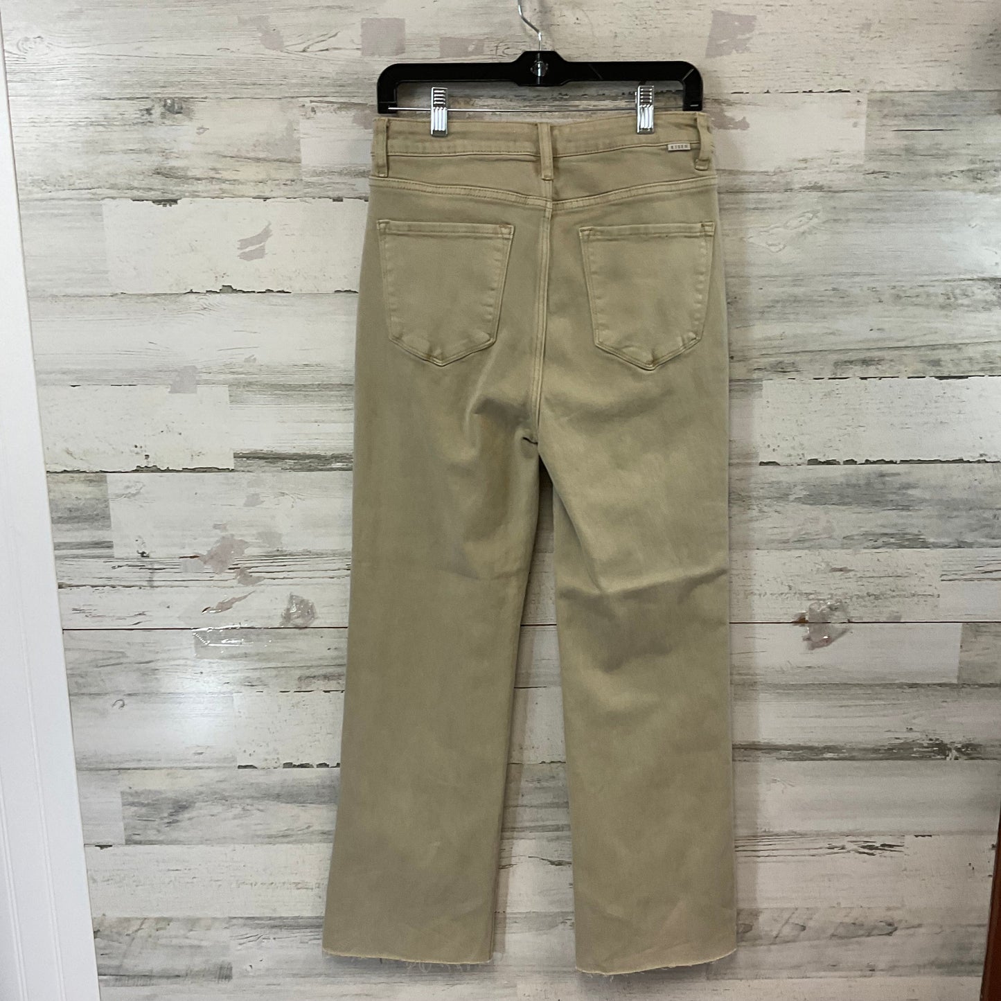 Jeans Straight By Risen In Tan, Size: 10