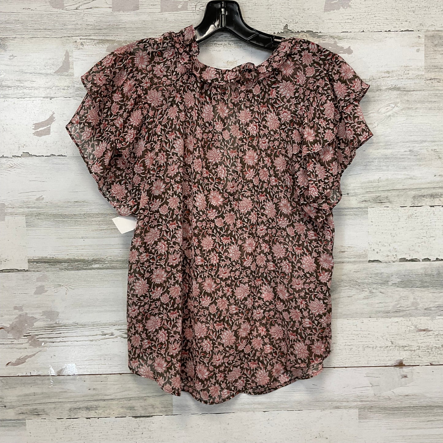 Top Sleeveless By Anthropologie In Brown, Size: M