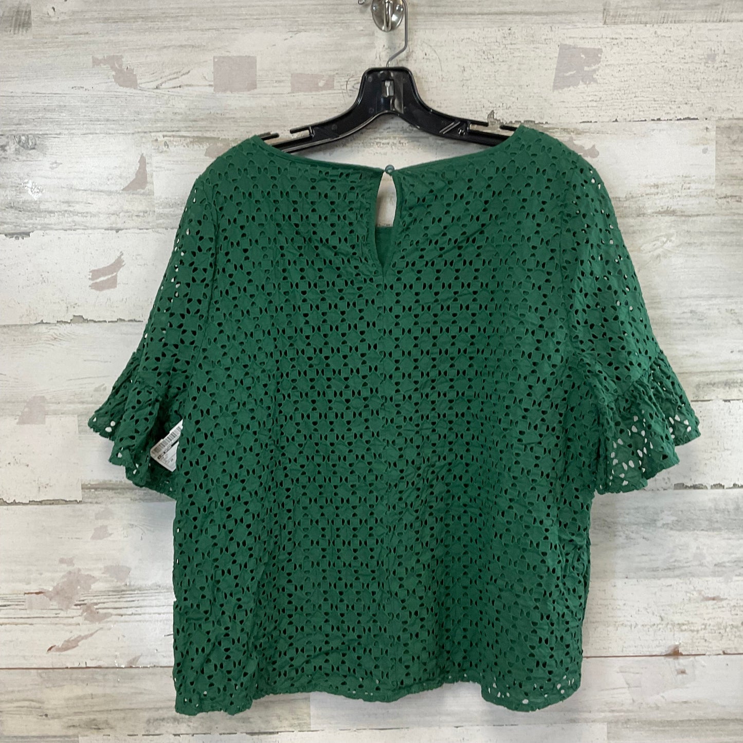 Top Short Sleeve By Lane Bryant In Green, Size: 2x