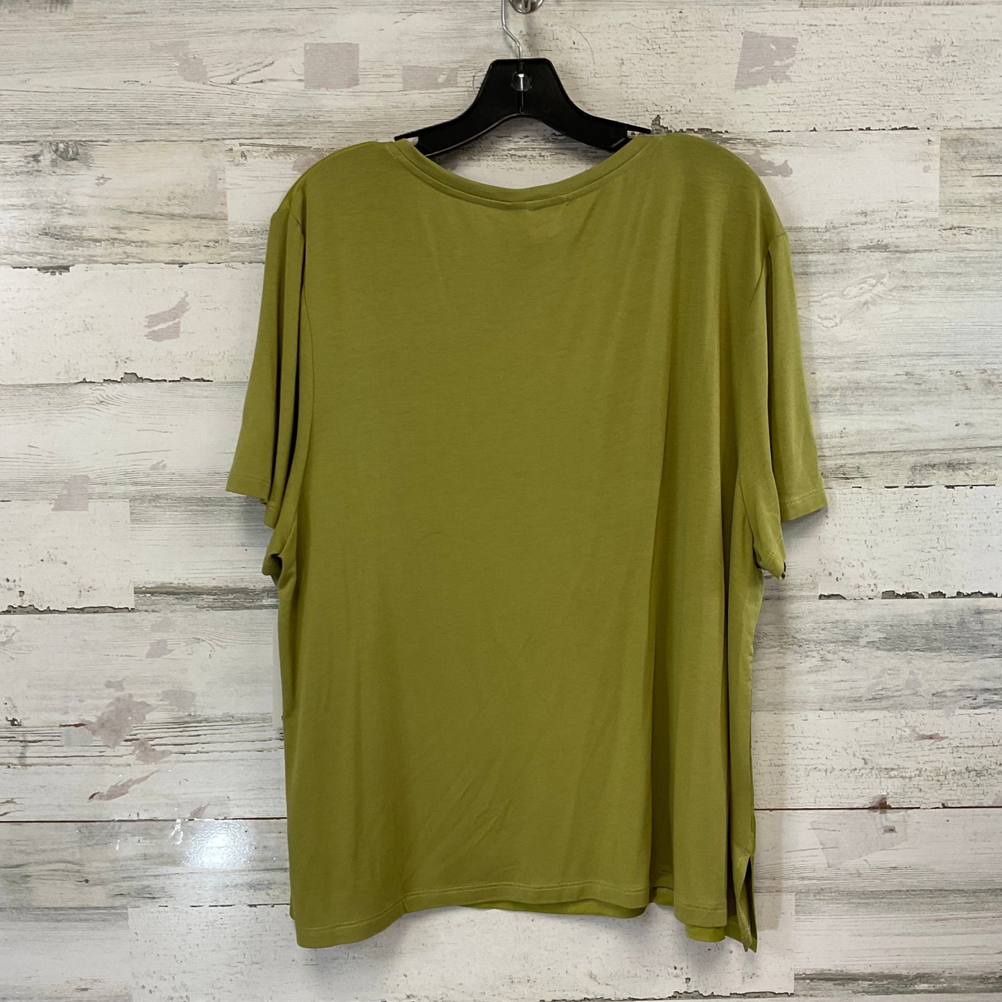 Top Short Sleeve By SAINT + SOFIA In Green, Size: Xxl