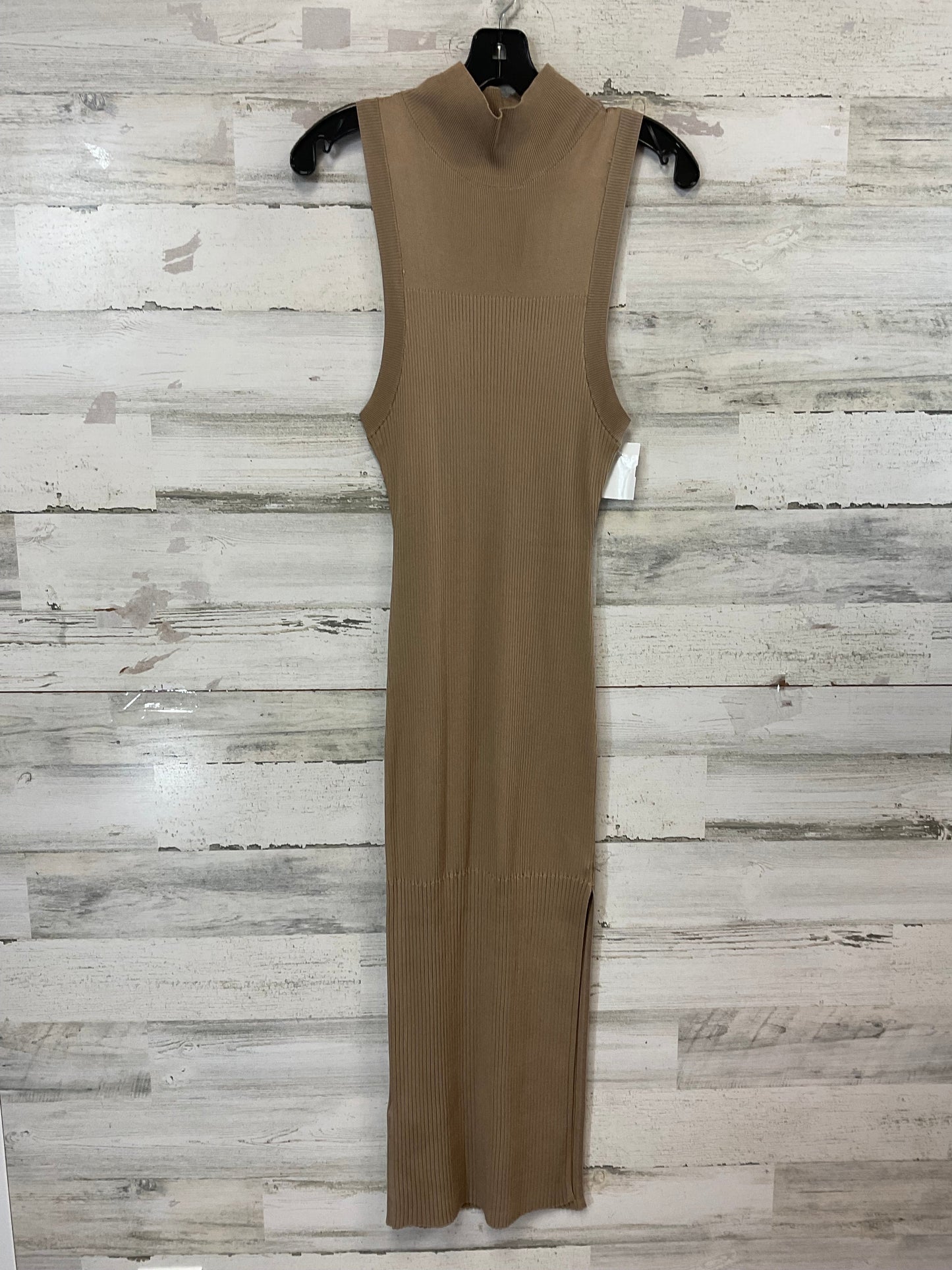 Dress Casual Maxi By Good American In Brown, Size: S / M