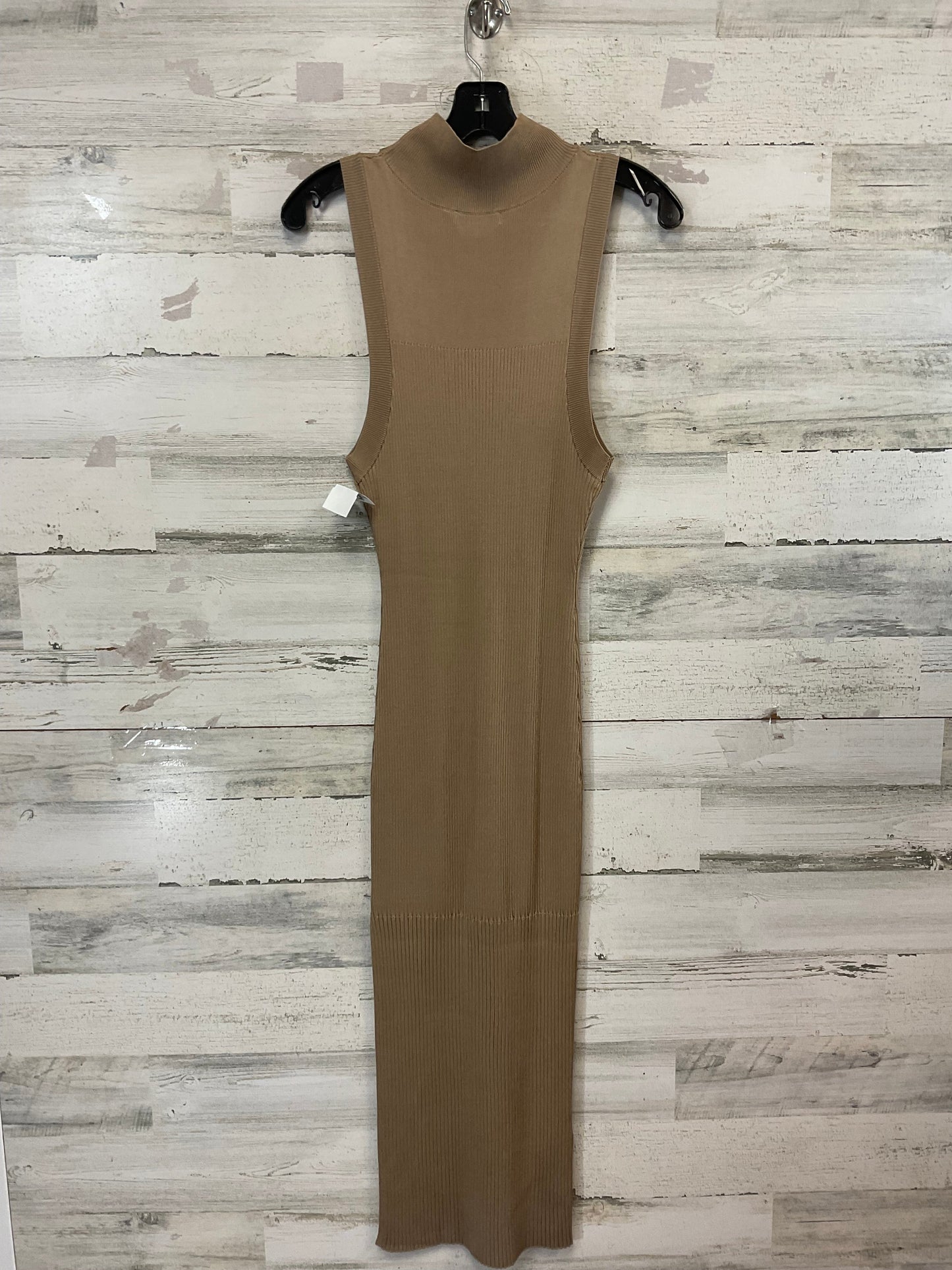 Dress Casual Maxi By Good American In Brown, Size: S / M