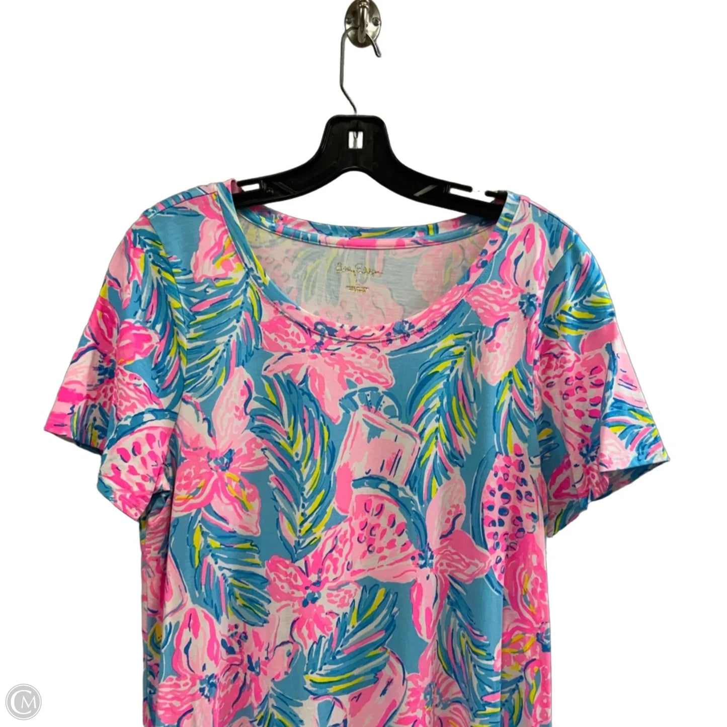 Dress Casual Short By Lilly Pulitzer In Blue & Pink, Size: L