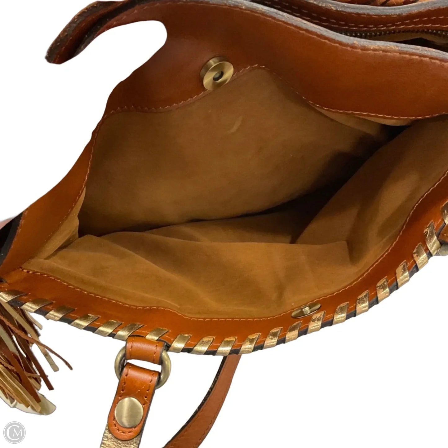 Handbag Leather By Patricia Nash, Size: Medium