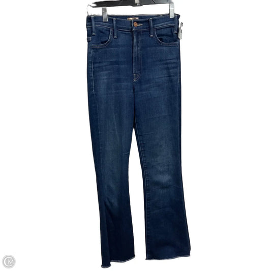 Jeans Flared By Mother In Blue Denim, Size: 2