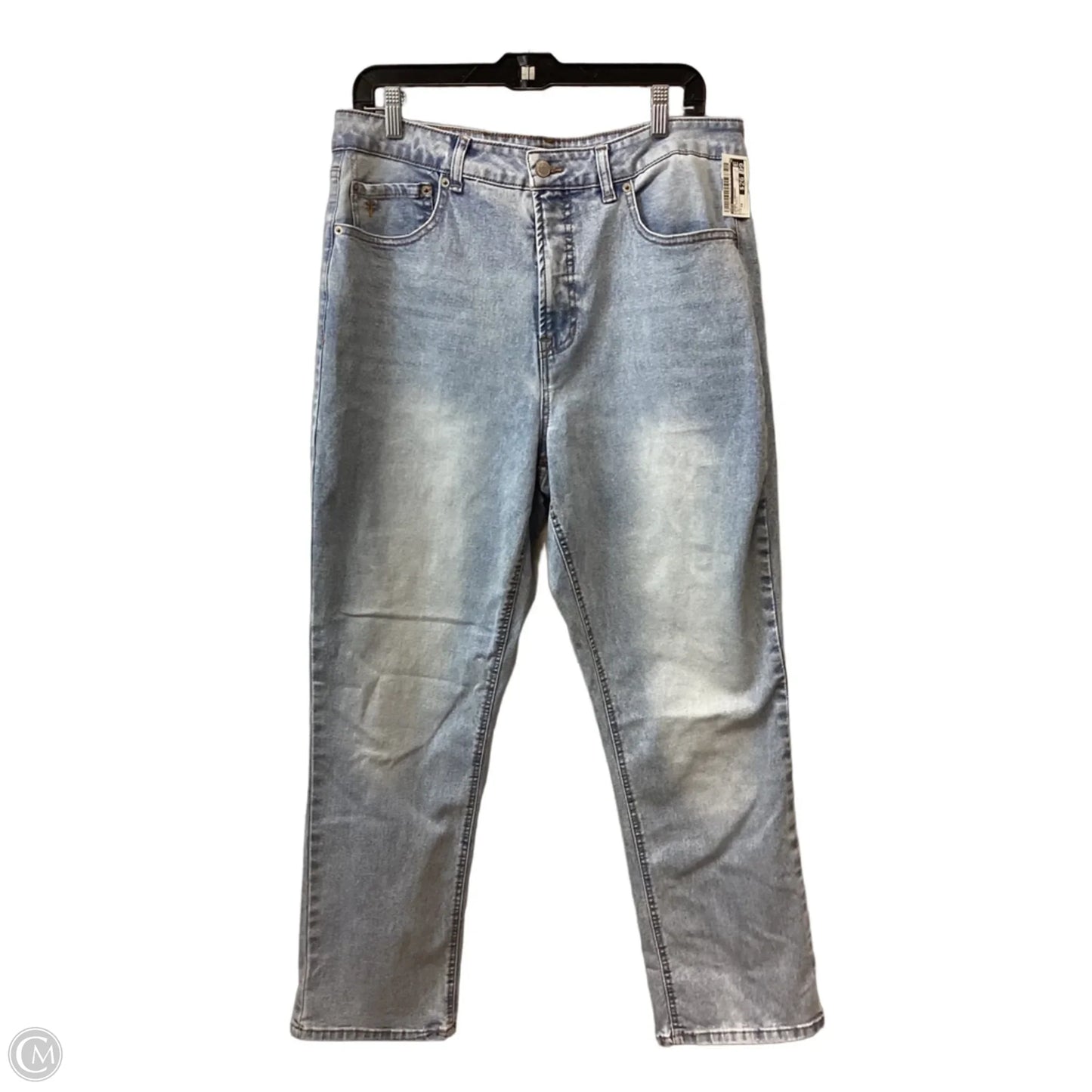 Jeans Straight By Frye In Blue Denim, Size: 12