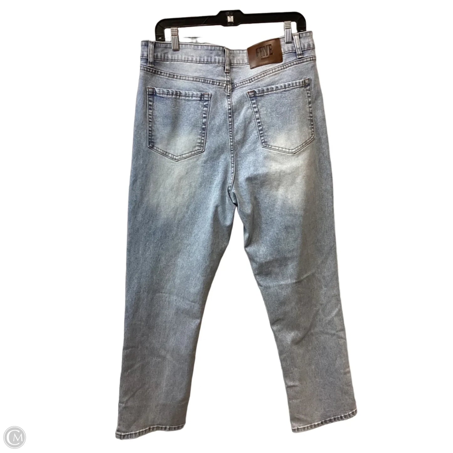 Jeans Straight By Frye In Blue Denim, Size: 12