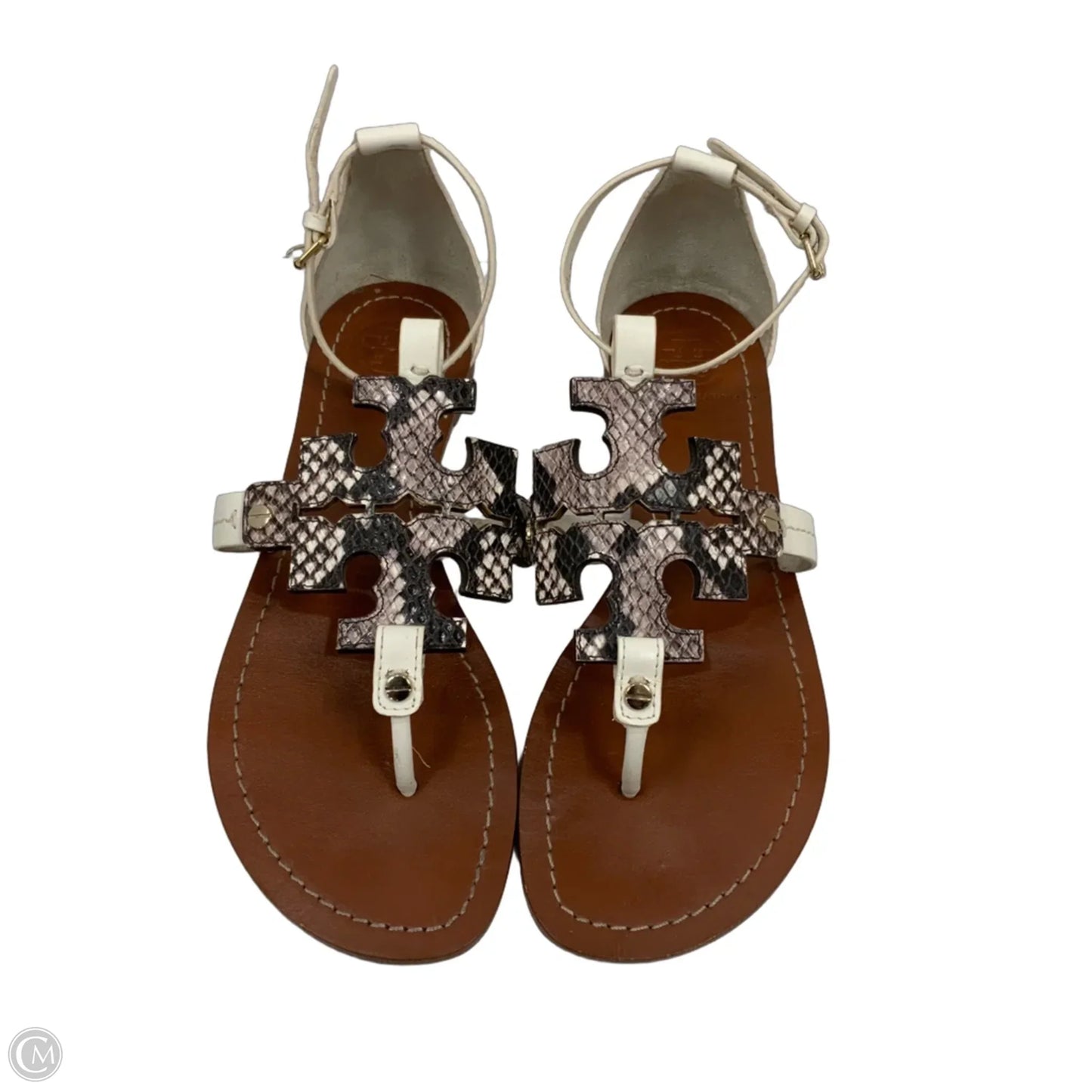 Sandals Designer By Tory Burch In Brown, Size: 9