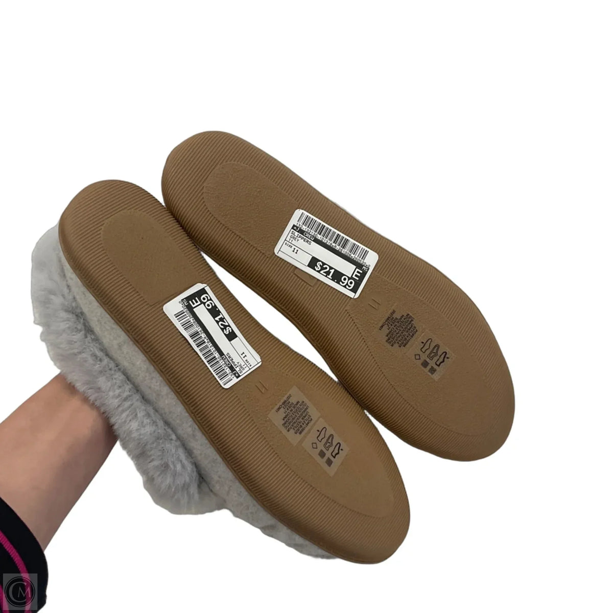 Slippers By J. Crew In Grey, Size: 11