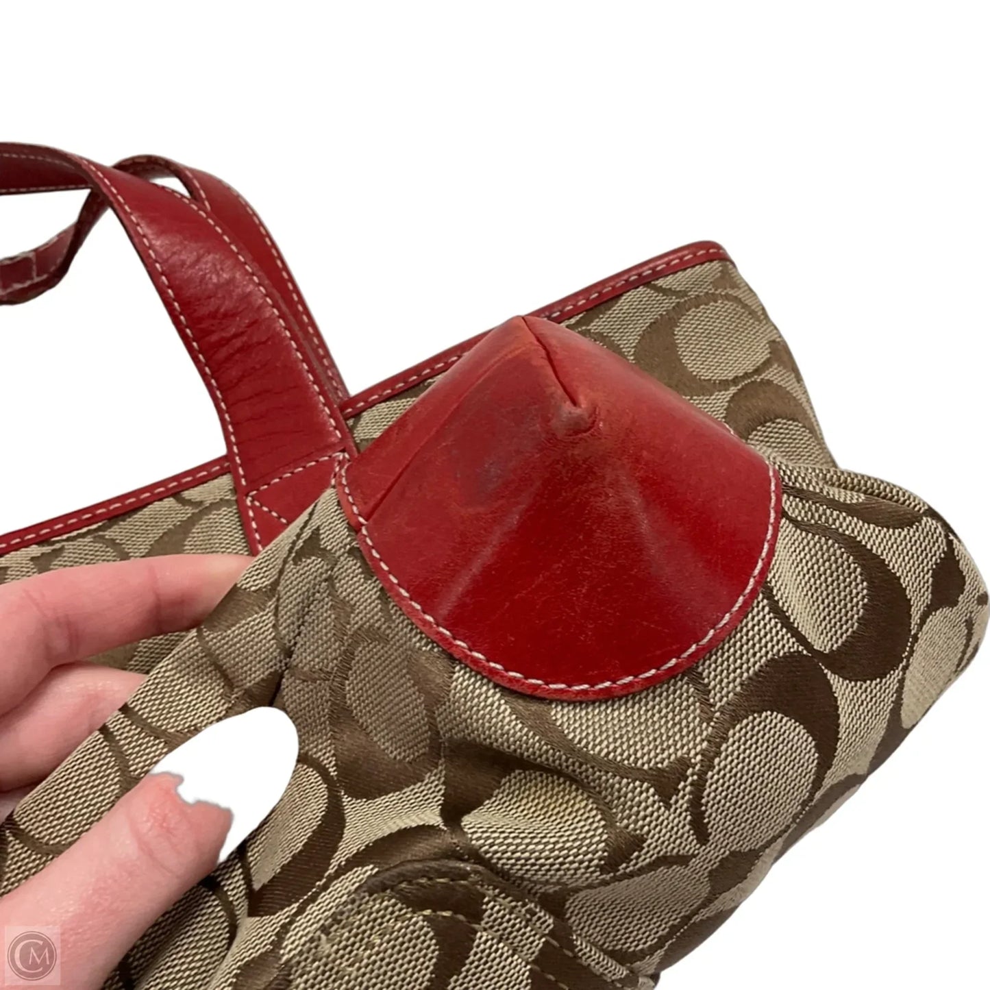 Handbag Designer By Coach, Size: Medium