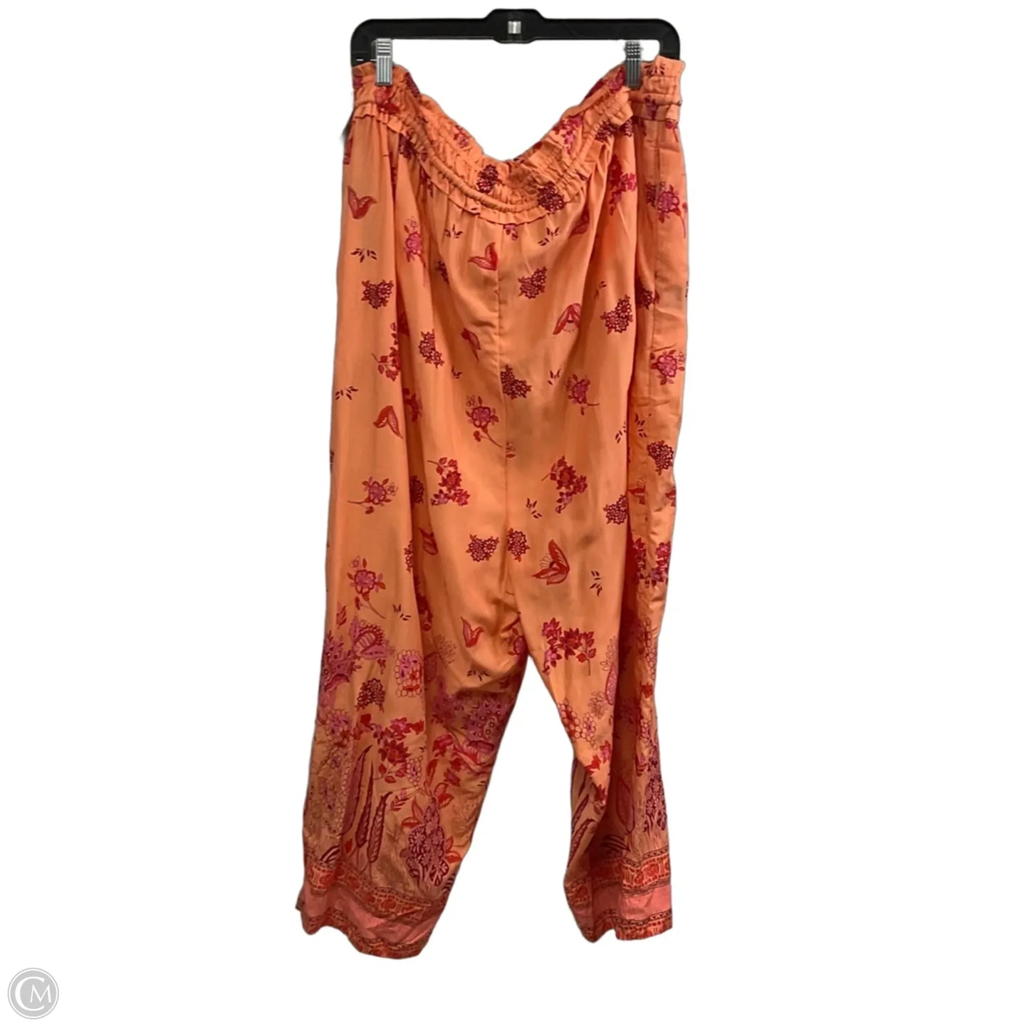 Pants Wide Leg By Anthropologie In Orange, Size: Xl