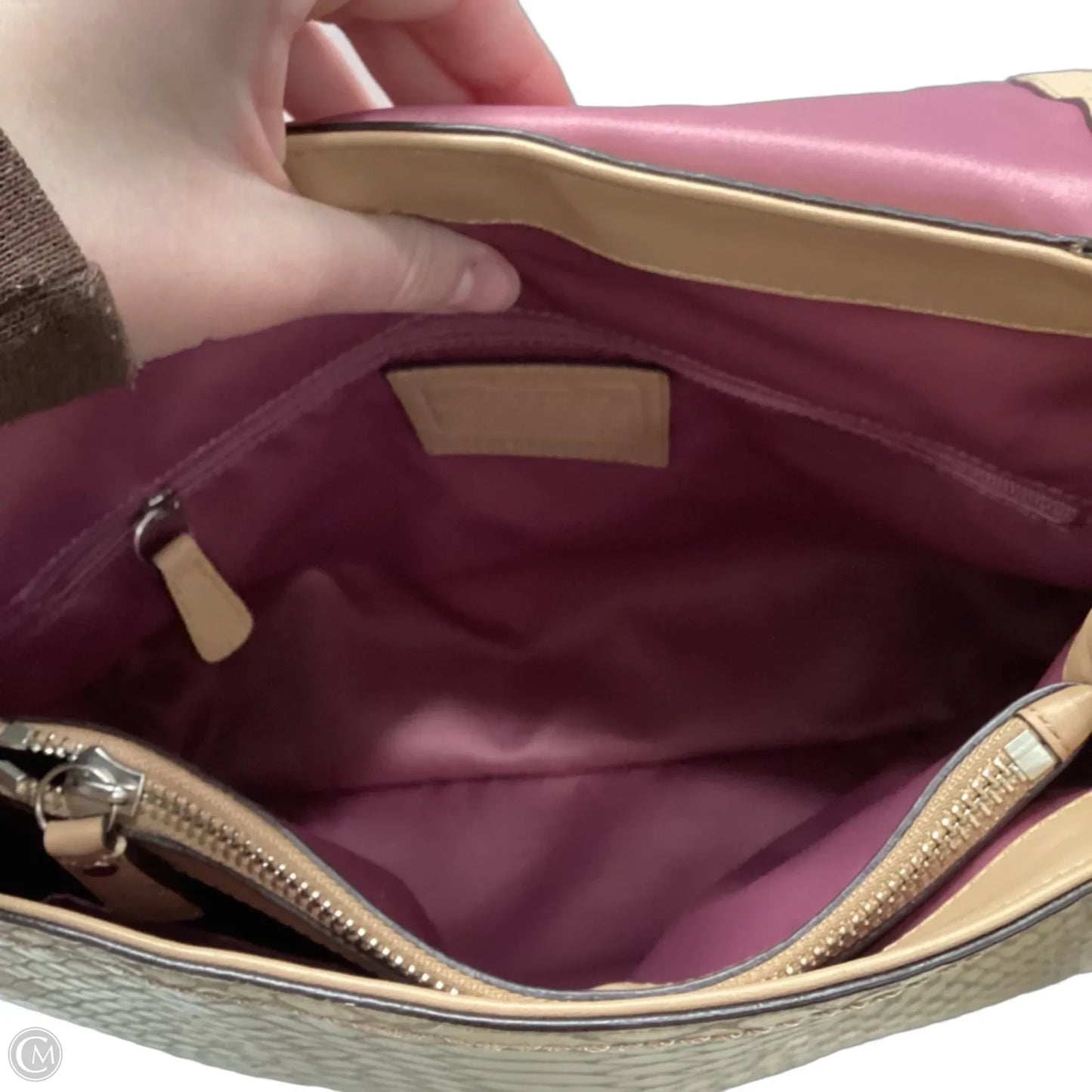 Handbag Designer By Coach, Size: Large